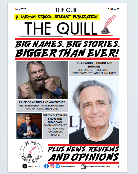 The Quill Wadham School publication featuring IAMBRICK student building-set collaboration