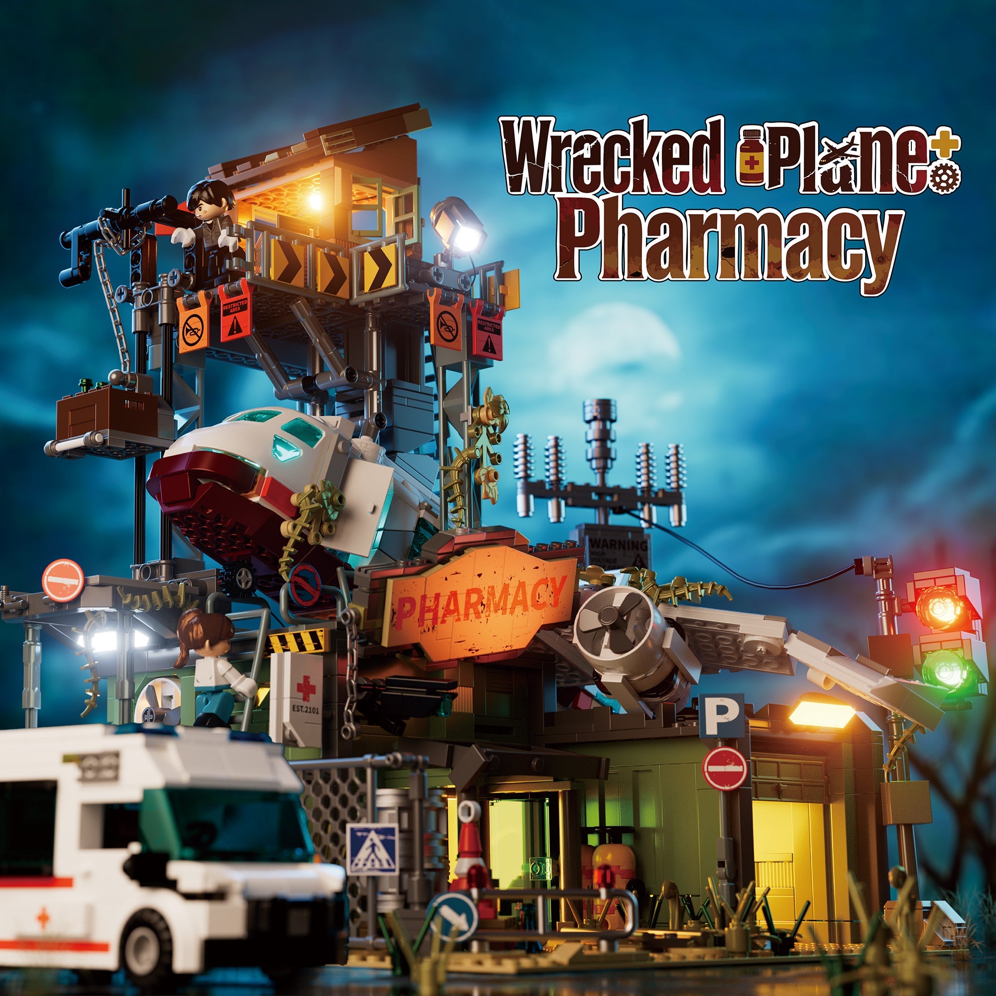 Post-Apocalyptic Building Block Sets | IAMBRICK Street & Wasteland