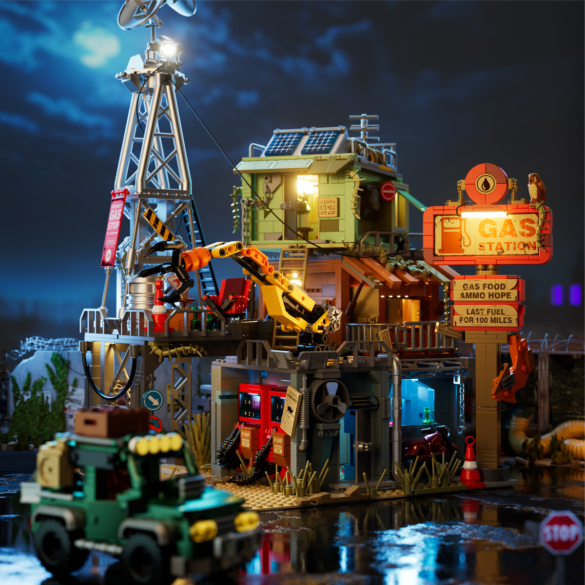 IAMBRICK best-selling building sets for adults featuring fantasy castles, creatures, machines and display models