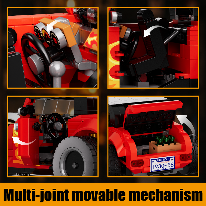 Blaze Street Rod interior, adjustable seat, opening door and rear trunk