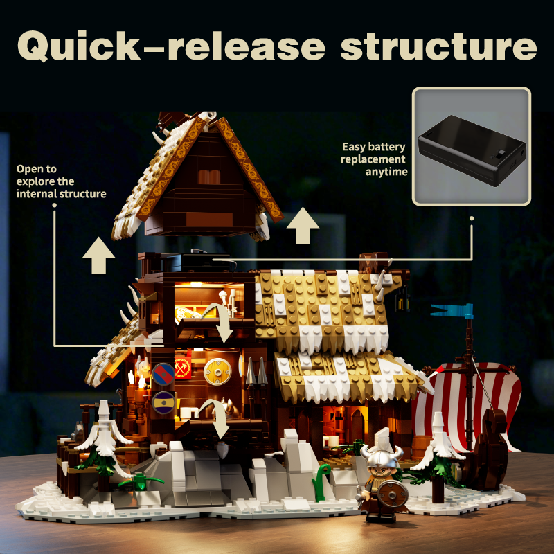 Icehorn Longhouse 1694 PCS