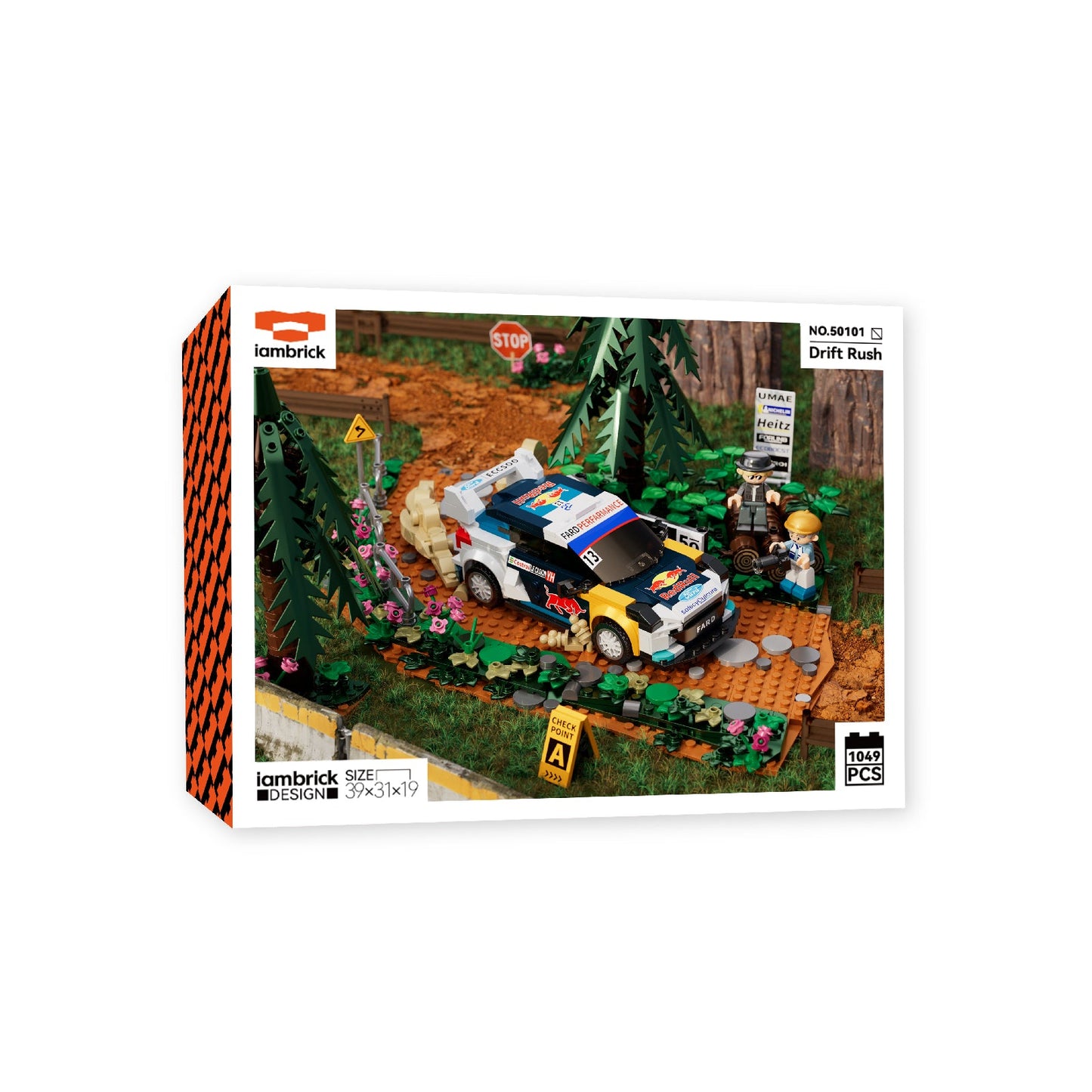 IAMBRICK Drift Rush 1049 PCS building set – product detail image 7