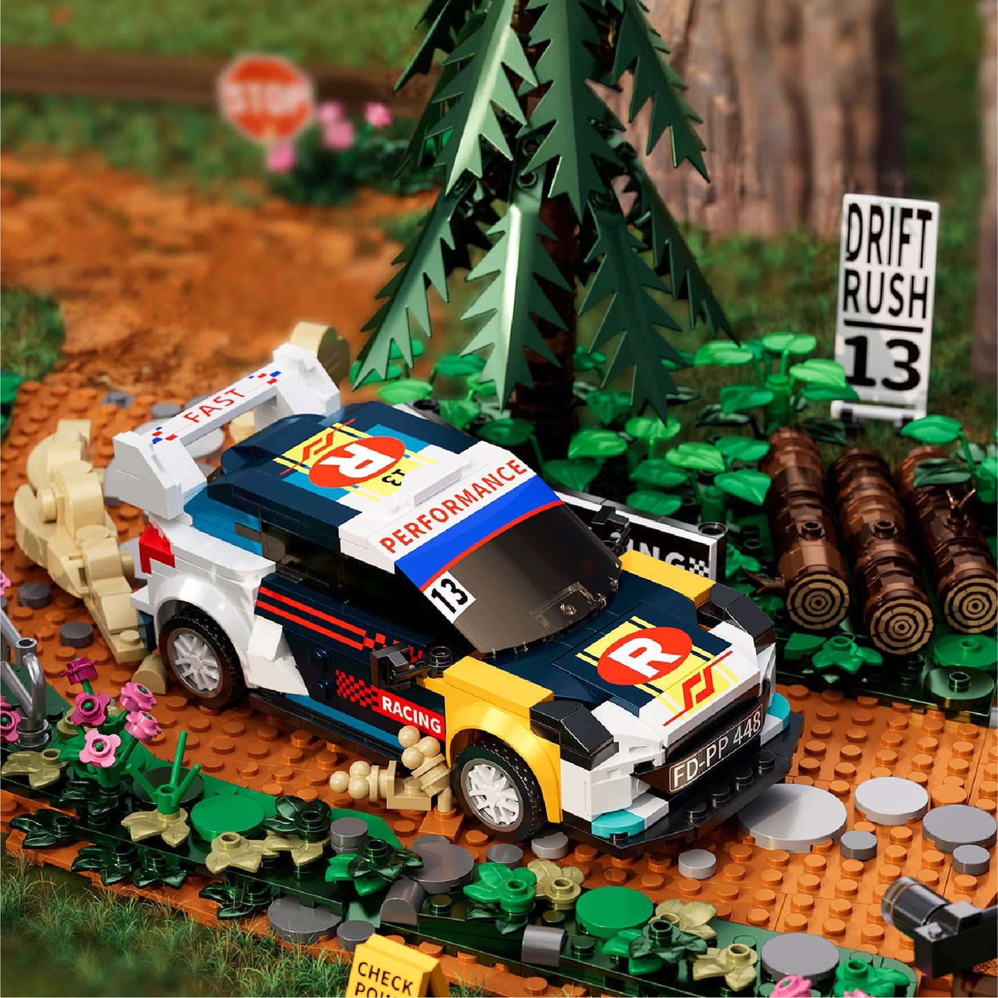 IAMBRICK Drift Rush 1049 PCS building set – product detail image 2