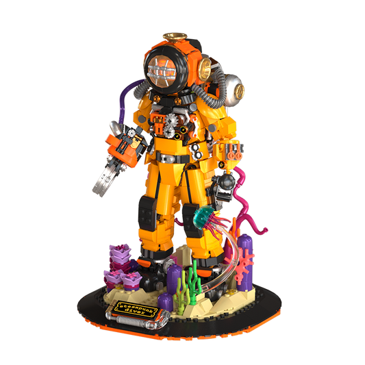 Steampunk Diver 1287 PCS