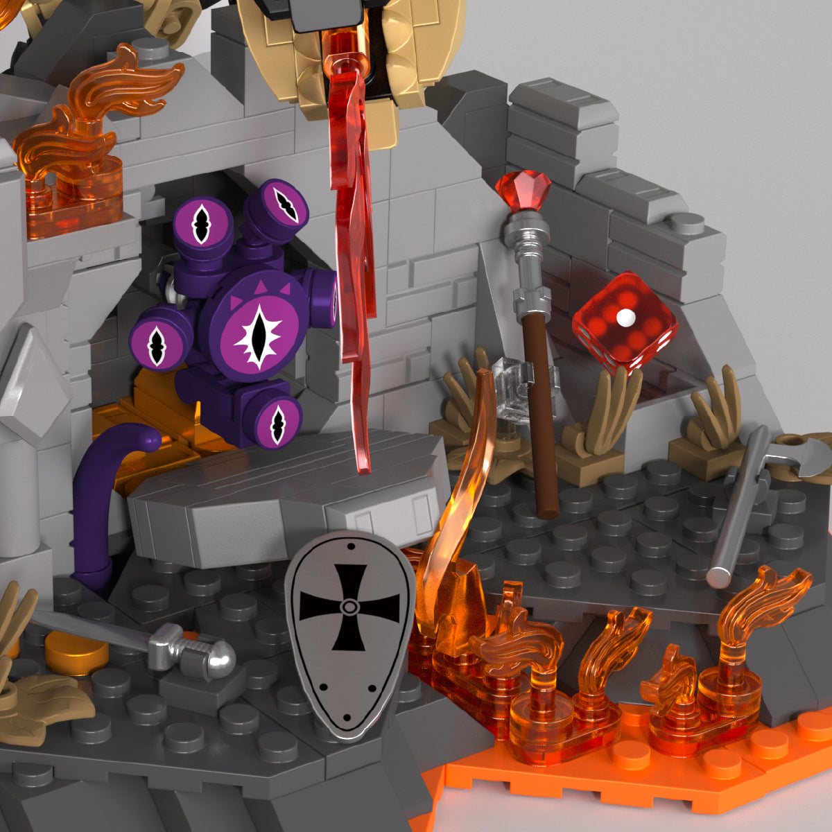 Dragonfire Castle 919 PCS