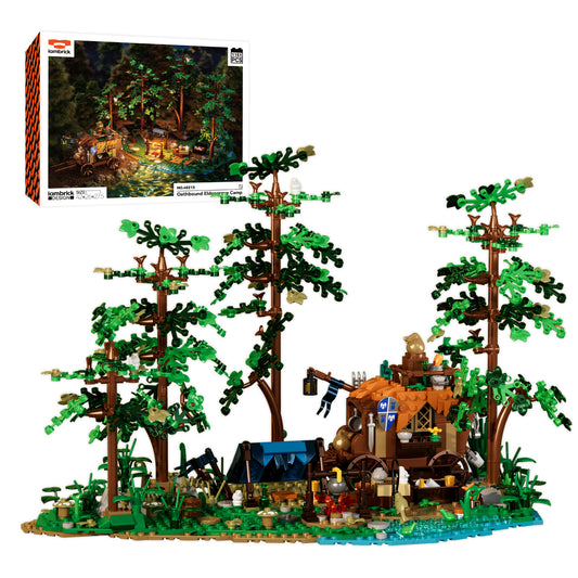 IAMBRICK Oathbound Eldengrove Camp 1151-piece medieval fantasy building block set