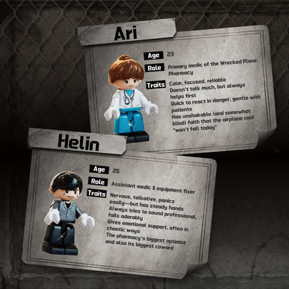 Wrecked Plane Pharmacy 2076 PCS