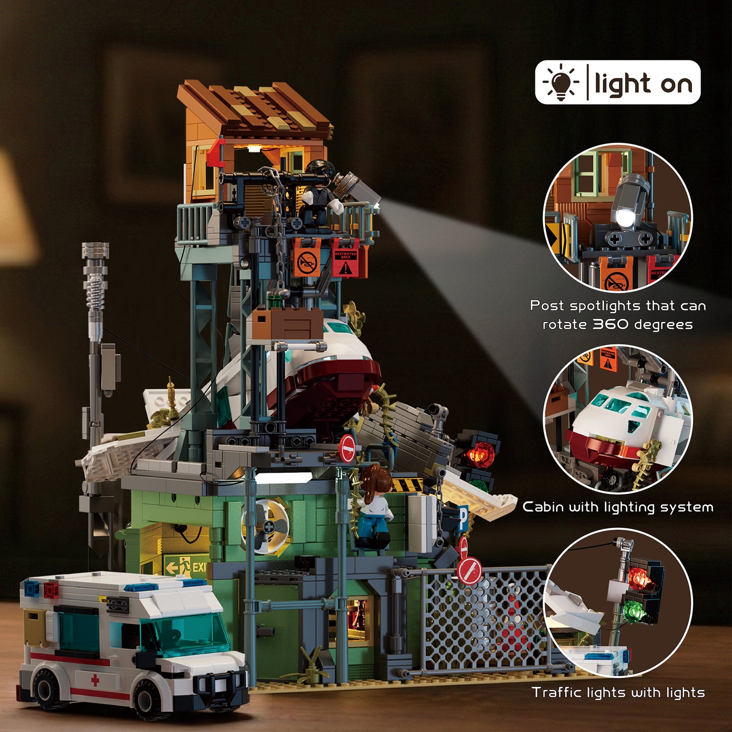 Wrecked Plane Pharmacy 2076 PCS